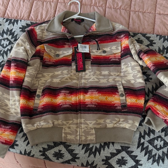 Rock & Roll Cowgirl Jackets & Blazers - Rock & Roll Denim Bomber Jacket NWT